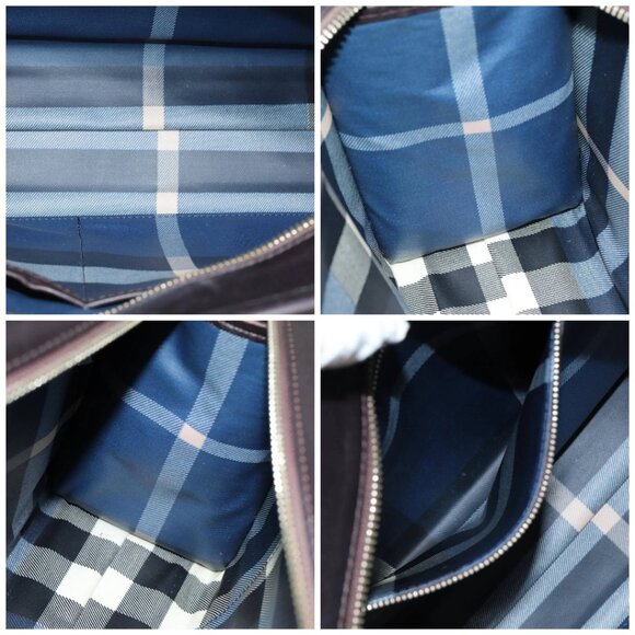 BURBERRY Tote Bag Straw Beige Auth - Picture 15 of 16